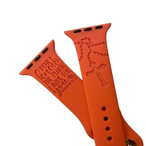 For I Know The Plans I Have For You, Jeremiah 29 11, Cross Watch Band Compatible with Apple Watch Series 1-9, 38mm, 40mm, 41mm, 42mm, 44mm,