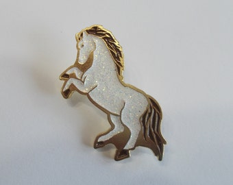 HORSE / PONY~Pin~Jewelry~Badge~Equestrian~Pony Club~Child~Gift~90's~Accessory