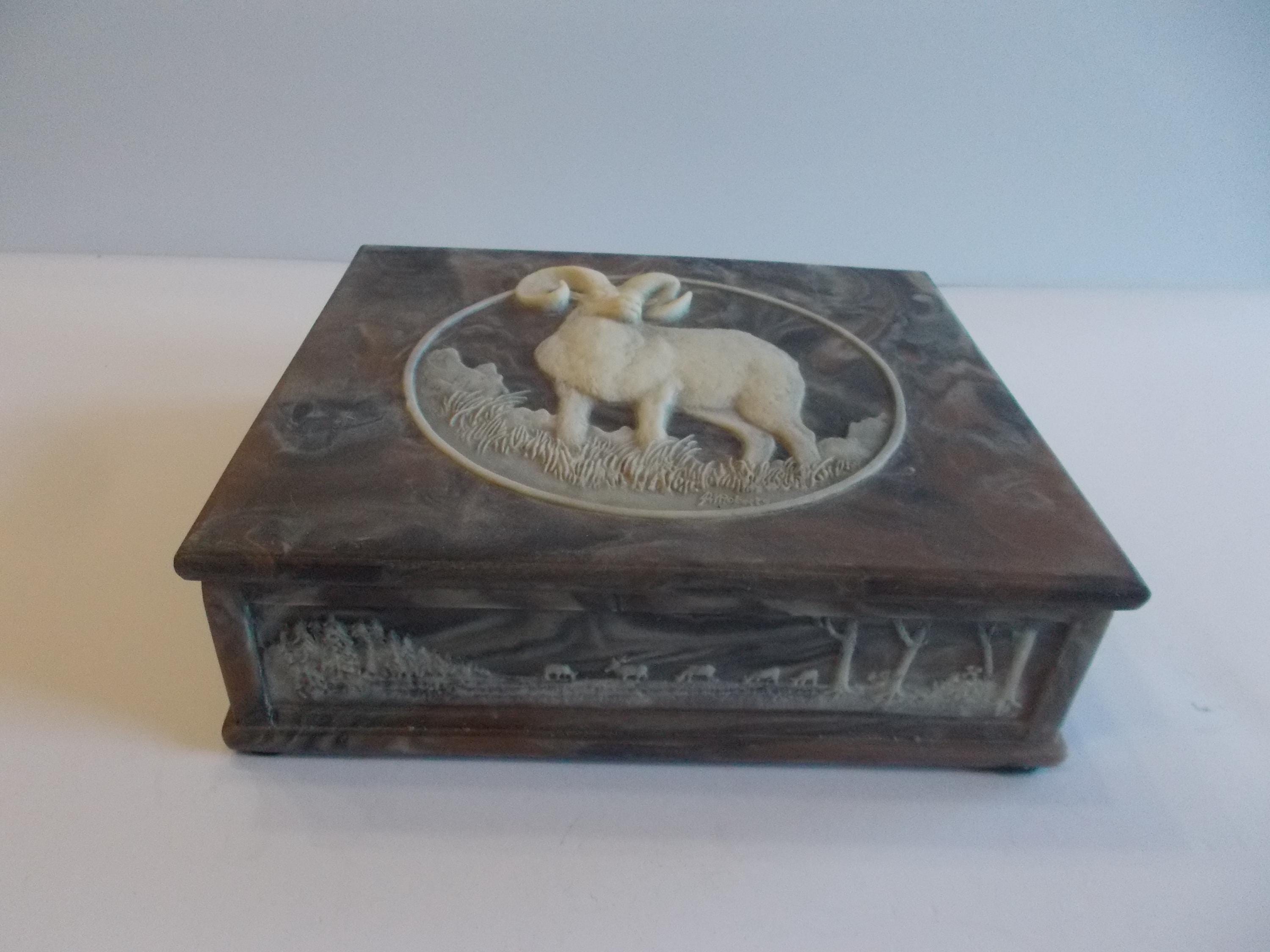 Incolay stone box - Etsy 日本