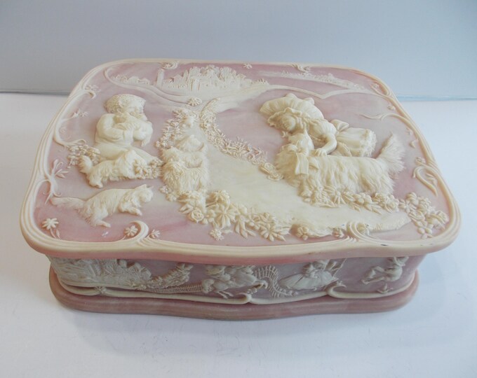 Rare~genuine~incolay~box~fairytale~nursery Rhymes~little Bo-peep~jack ...