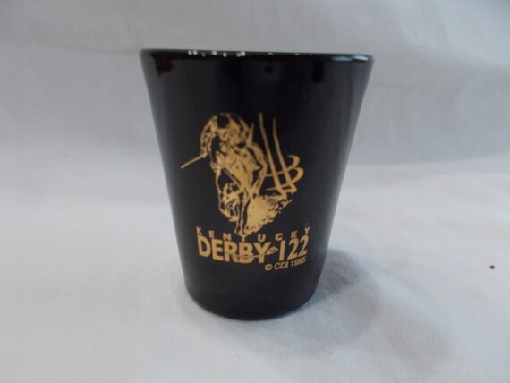 Authentic~Kentucky Derby~Black~Shot Glasses~122nd… - image 6