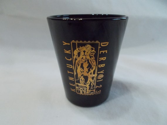 Authentic~Kentucky Derby~Black~Shot Glasses~122nd… - image 7