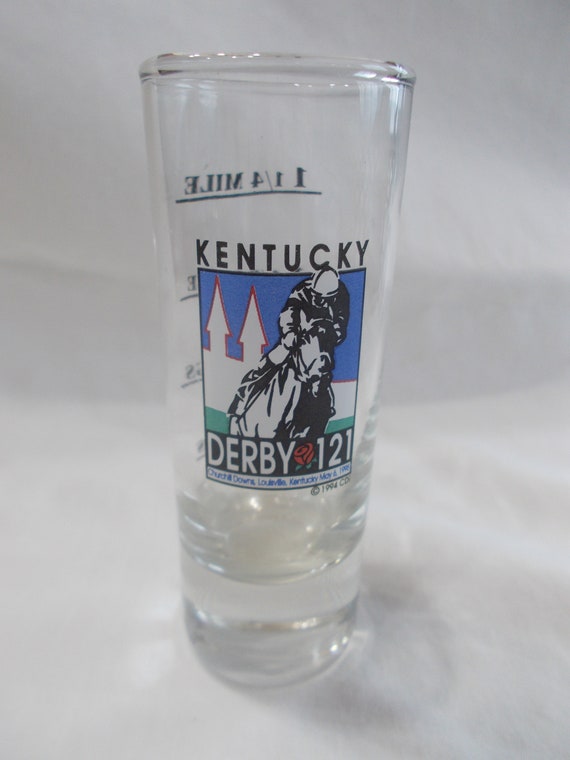 Authentic~Kentucky Derby~Tall~Shot Glass~121st.~De