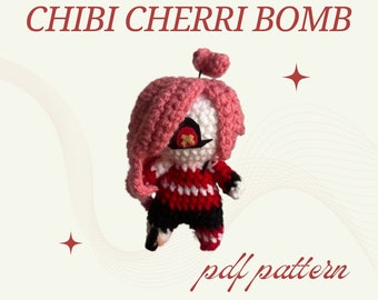 Modèle au crochet inspiré d'un hôtel Chibi Cherri Bomb