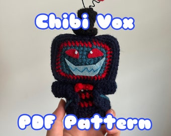 PDF digital do padrão de crochê Chibi Vox