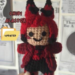 Chibi Alastor Crochet PDF Pattern
