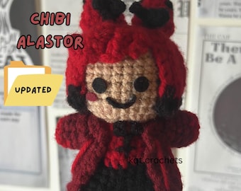 Chibi Alastor Crochet PDF Pattern