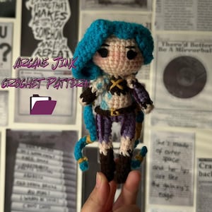 Jinx Arcane Crochet PDF Pattern