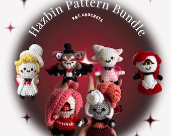 Lot de motifs Hazbin Hotel Chibi