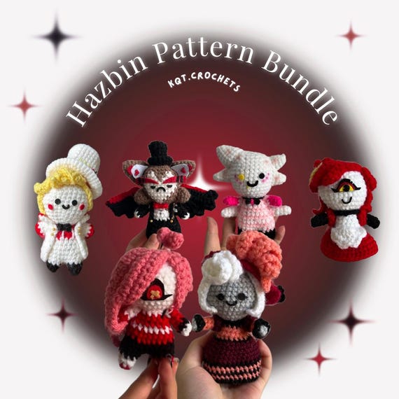 Hazbin Hotel Chibi Pattern Bundle - Etsy