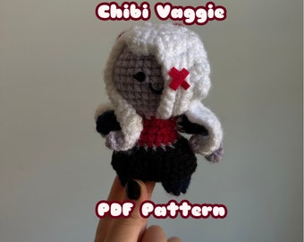 Patron PDF au crochet inspiré de l'hôtel Chibi Vaggie Hazbin