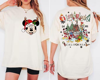 Sudadera Disneyland Est. 1955, Sudadera de cuello redondo de Mickey y sus amigos, Sudadera Disneyland para niños pequeños, Suéter viaje a Disney, Camiseta Magic Kingdom, Disney