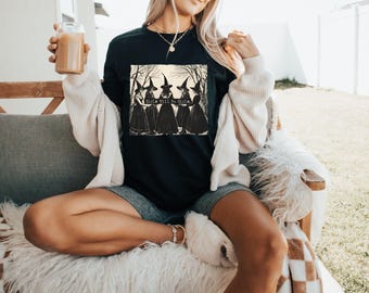 Vintage Girls Will Be Girls Witch Shirt, Funny Witch Vintage Shirt, Vintage Halloween Women Shirt, Witchy Vibes Shirt, Bestfriend Gift