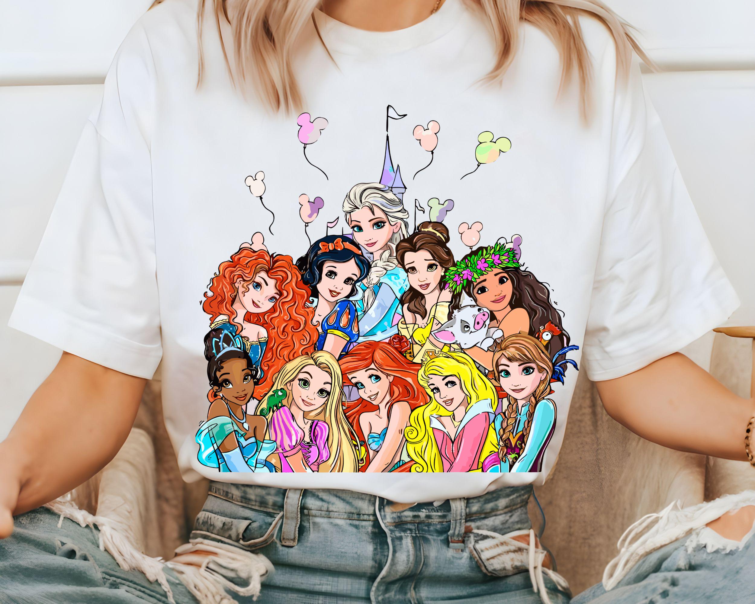 ディズニープリンセスTシャツ、マジックキングダムセーター 