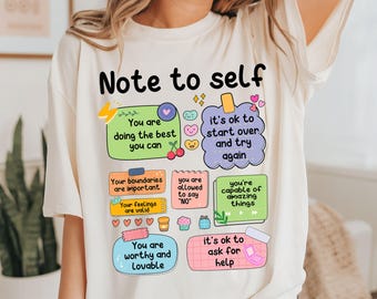 Shirt voor geestelijke gezondheid, inspirerend T-shirt dames, shirt geestelijke gezondheid, trendy shirt, shirt voor recreatieve therapie, geestelijke gezondheid dames