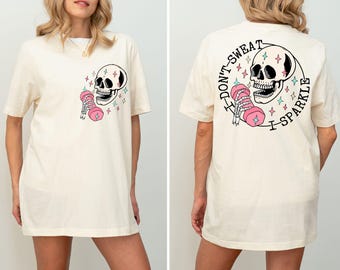 Funny Skeleton Pump Cover Shirt,Funny Gifts For Gym Lovers,Workout Shirt,Funny Weightlifting Tee,Gift Weightlifter,Muscle Mom Shirt,Skeleton