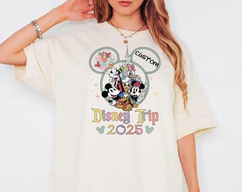 Disney 2025 Shirts, Disneyworld Shirts, Disney Vacation T-shirt, Disney Couple Shirt, Disney Clothes, Disney Trip Shirts, Disney Trip 2025