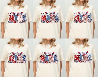 4. Juli Oma Shirt, personalisierte Nana 4. Juli Oma Shirt, 4. Juli Oma Shirt, 4