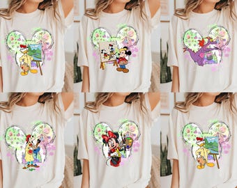 Disney Epcot Art Festival Shirt, Figment Painter Sweatshirt, Mickey And Mouse Artist T-Shirt,Walt Disneyworld Painter Tee,Disney Family Trip