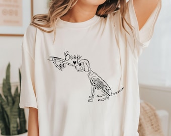 Dog Skeleton Sweatshirt, Funny Dog Shirt, Dog Lover Gifts, Dog Mom Sweatshirt, Skeleton Sweatshirt, 2024 Happy Halloween, Halloween Dog Gift