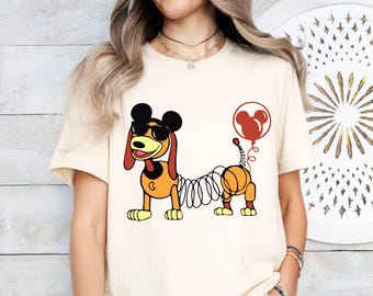 Slinky Dog Shirt, Toy Story Shirt, Disney Characters Shirt, Mickey Ears Slinky Dog Shirt, Slinky Dog Lover Gift, Dog Lover Family Shirt