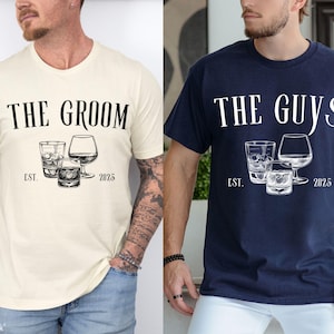 The Groom And The Guys Party Shirt, Bachelorette Party Shirt, Bachelorette Man Shirt, Groomsmen Shirt, Wedding Party Shirt, Groom's Friends