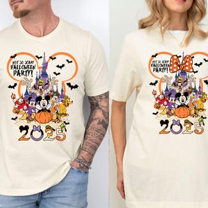 Custom Disney Halloween 2025 Shirt, Not So Scary Halloween Shirt, Disney Family Halloween Shirts, Disney Trip Shirt, Disney Halloween Shirts