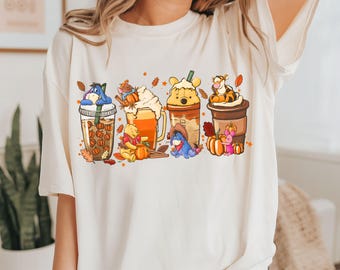 Fall Coffee Shirt, Cute Halloween T Shirt, Fall Shirt, Coffee Shirt, Halloween Shirts, Fall Coffee Latte Shirt, Vintage Tis the Season Shirt