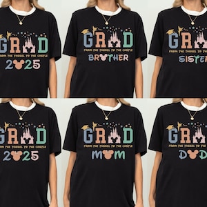 Disney Grad 2025 Shirt, Graduation Castle Family Trip Shirt, Magic Kingdom Graduate Trip Shirt, Class of 2025 Shirt, Mickey Grad Shirt