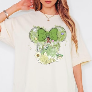 Disney Princess Tiana Shirt, Black Princess and Frog Tee, Tiana Mini Ears Shirt, Magic Kingdom Sweatshirt, Princess Castle T-Shirt