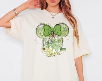 Disney Princess Tiana Shirt, Black Princess and Frog Tee, Tiana Mini Ears Shirt, Magic Kingdom Sweatshirt, Princess Castle T-Shirt