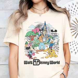 Retro Walt Disneyworld Trip Shirt, Vintage Disneyworld Shirt, Mickey And Friends Shirt, Retro Disney Kids Shirt,Disney Family 2025 Trip Gift