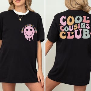 Koszulka Cool Cousins Club, Koszulka dla malucha, Prezenty dla malucha, Cousin Crew, Słodka koszulka dla malucha, Koszulka dla dzieci, Dopasowana koszulka Cousin, Prezent na Halloween