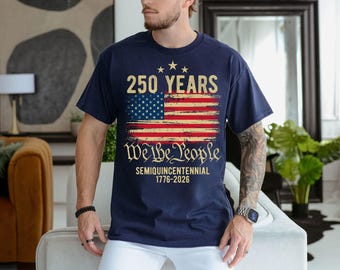 Retro Usa 250 Shirt, Independence Day Shirt, Celebrate 250th Anniversary Shirt Usa Flag Tee, 4th of July Shirt, Patriotic Gift, Liberty Tee
