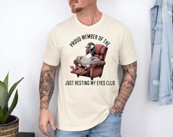 Rolig pappa-tröja, bara vilar mina ögon-tröja för pappa, rolig fars dag-tröja, rolig herr-t-shirt, pappa-tröja, fars dag