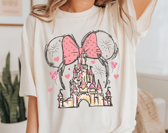 Disney Minnie Mouse Castle Shirt,Magic Kingdom Family Shirt,Vintage Disney Shirt,Disneyland Shirt,Magical Kingdom, Gift for Friend, Kids Tee