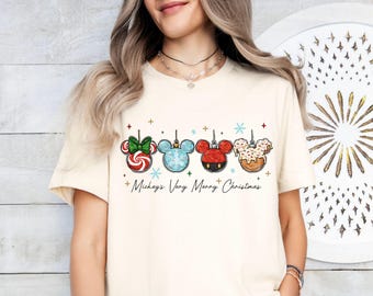 Mickey and Friends Christmas Shirt, Mickey's Very Merry Christmas Party 2025 Tee,Disney Christmas Tee,Disney Family Tee,Christmas Sweatshirt