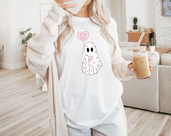 Be My Boo Sweatshirt, Ghost Sweater, Valentines Day Gift, XOXO Sweatshirt, Women Valentines Day Sweatshirt, Heart Sweatshirt