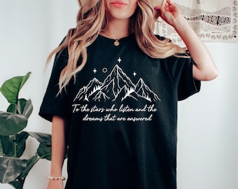 Camiseta de Acotar, camiseta de Rhysand, regalo para ella, camiseta de libro divertido, camiseta de merchandising de Acotar, regalo para amigos, regalos de bibliotecario, regalo para él, tendencia