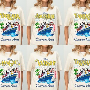 Benutzerdefinierte Disney Cruise Shirt, Disney Cruise 2025 Shirts, benutzerdefinierte Disney Cruise Familie passende Shirt, Disney Cruise Group T-Shirts, Familienreise T-Shirt