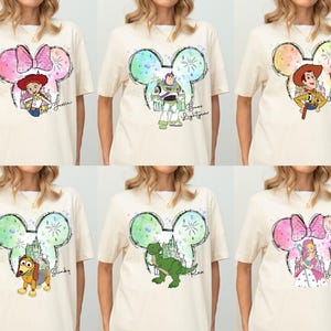Toy Story Shirt, Buzz Lightyear Sweatshirt, Slinky Dog Tee, Rex and Jessie Shirt, Sheriff Woody Shirt, Mickey Head Shirt, Disney Trip Shirt