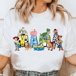 Koszulka Mama Toy Story, Koszulka Mama Cartoon, Koszulka Retro Toy Story Mama, Koszulka Magical Mama, Koszulka na Dzień Matki, Prezent dla Mamy, Prezent dla Mamy Disneya
