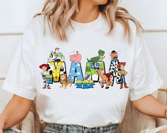 Camiseta de mamá de Toy Story, camiseta de mamá de dibujos animados, camiseta retro de mamá de Toy Story, camiseta de mamá mágica, camiseta del Día de la Madre, regalo para mamá, regalo de Disney para mamá