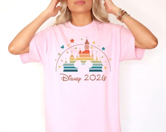 Disney Castle Mickey Head Shirt, Disney Vacation 2026 Shirt, Disney Trip Shirt, Disney Family Tee, Family Vacation Tee, Disney Mickey Castle