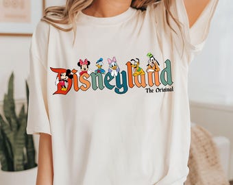 Camiseta original de Disneyland, camiseta de Mickey Disney, camiseta de Mickey y sus amigos, camiseta de Disneyland, camiseta de Disney para mujer y hombre, camiseta familiar de Disney