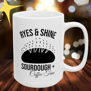 Sourdough Bread gift, Sourdough Bread Starter Gift for Her, Bread Maker Ceramic Coffee Mug, Homemaker Mug, Bread Making Cup Homesteader Gift