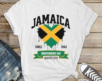 Jamaica Independence Day T-Shirt, Jamaican Culture Caribbean Gift