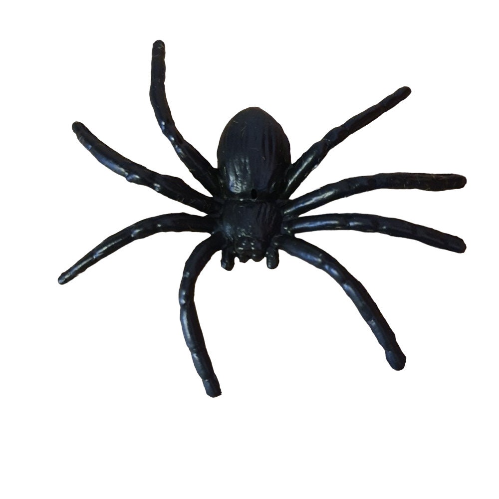 Fake Rubber Spider Realistic Practical Joke Funny Prank Scary Halloween Fun  Creepy Gift 