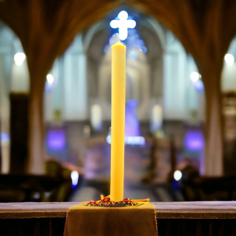 3 Days of Darkness 3 Day 100 Beeswax Devotional Candle, 13 High, 1 in