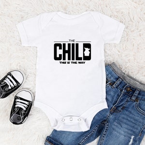 The Child - This is the Way - Statement Body Baby Bodysuit Mom Life Mama funny sayings Family Couple matching outfits